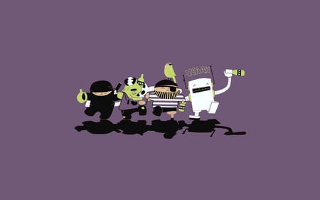 Mini Monsters ~ - ninja, cute, monsters, weird, lil, mini