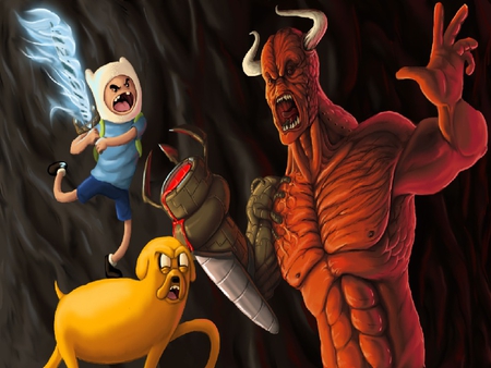 I'M COMING FOR YOU!!! - monster, finn, jake, adventure time