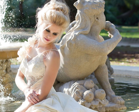 The Bride - wedding, beach, dresses, bride, model, blonde