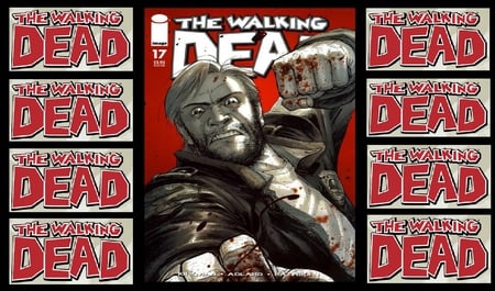 THE WALKING DEAD #17 - blood, the walking dead comic, the walking dead, rick