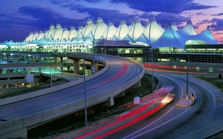 denver02 - cars, architecture, highways, sky