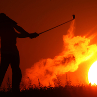 Golf at Sunset