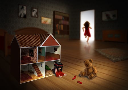 Run - doll, run, child, girl, hd, kid, toy, bear, little, teddy bear, teddy