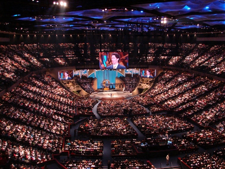 Joel Olsteen-Jumbotron - religion, people, other, man