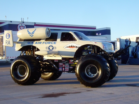 Air Force Monster Truck - truck, monster, united, recruitment, force, air, states, us