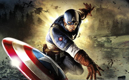 Captain America - sega, soldier, super soldier, movie, video game, super, hd, adventure, action, captain america