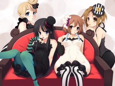 K-on - k-on, girls, group, anime, cuties