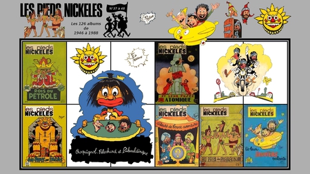 Les Pieds Nickeles from 37 to 48 - fun, comics, bd, filochard, cartoon, collage, entertainment, books, croquignol, nice, adventure, france, other, pellos, ribouldingue, louis forton, cool, comic, collages, picture, rene pellos, funny, adventures, cartoons