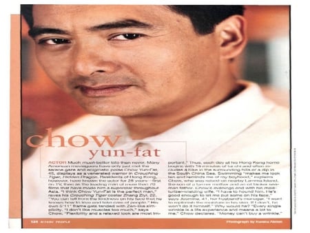 CHOW YUN FAT - action, actors, movies, usa