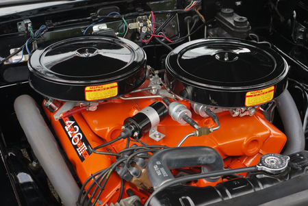 Classic Hemi - orange, 426, hemi, dual quads