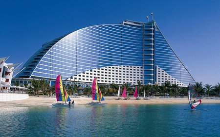 Jumeirah-Beach-hotel - picture, beach, beautiful, hotel, jumeirah