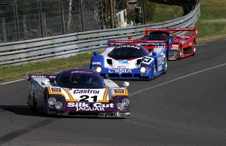 le mans 24 hr race - endurance race, jaguar, race modified, nissan