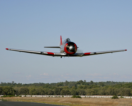 AT-6 Texan Low Pass - north, american, ww2, at6, trainer, texan, at-6, wwii