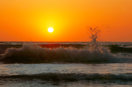 hello_again - nature, beach, sky, water, sunset, colors