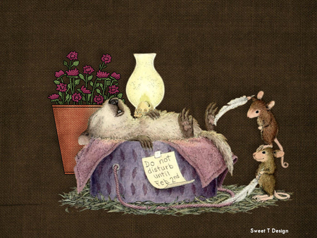 House Mouse - house, mouse, lantern, groundhog