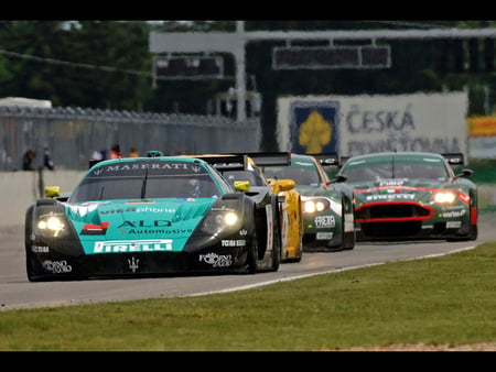 race cars - maserati, two seaters, astin martin, race modified