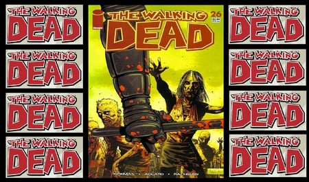 THE WALKING DEAD #26 - blood, prison armor, the walking dead comic, the walking dead, zombies