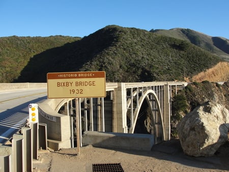 Bixby Bridge - hwy 1, california, bridge, coast