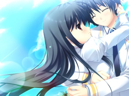 Happiness - cg, game, anime, cute, couple