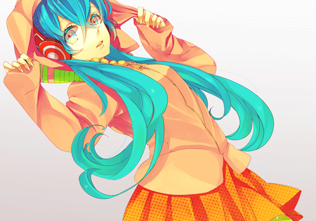 Orange - vocaloid, anime, cute, hatsune miku