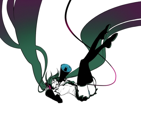 Love Is War - megaphone, falling, love is war, vocaloid, hatsune miku