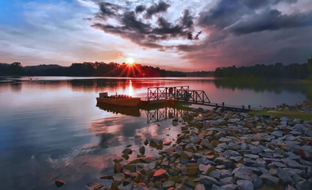 Sunset - nature, beach, sunset, other