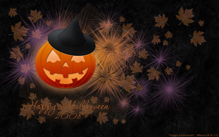 HALLOWWEN WALLPAPER - wallpaper, exsplosion, colors, pumpkin