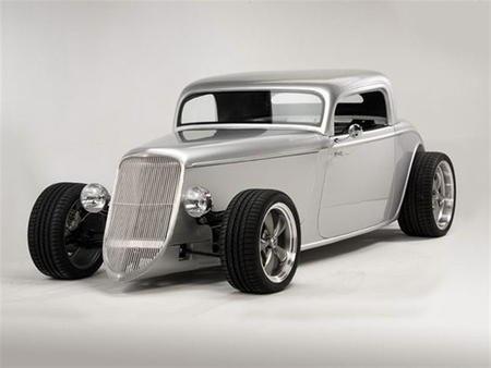 1933 FORD HOT ROD - ford, hot rod, 1933, factory, gray