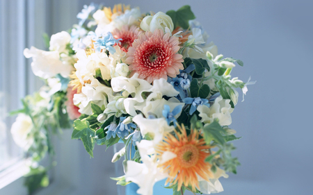 Bouqet - flowers, vase, bouqet, arrangement