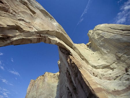 White Mesa Arch  - mountains, arch, mesa, photo, david edwards, photography, desert, edwards