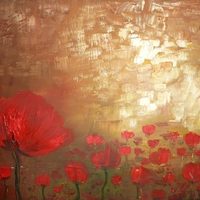 Poppy Field Art