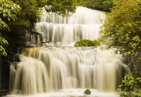 Wonderful Waterfall - nature, image, wonderful, waterfall