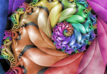 Fractal Fantasy - fractal, abstract, pastels, fantasy, other