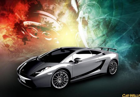 the ultimate driving machine - lamborgini, silver, 2011, 08, 28