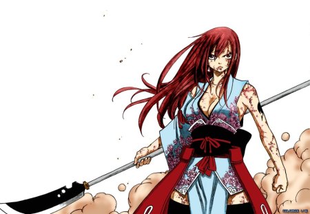 erza scarlet - perfect, titania, scarlet, redhead