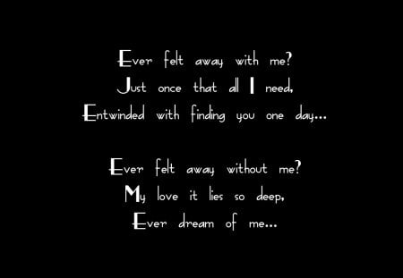 Ever Dream - nightwish, 1366 x 768, ever dream, lyrics