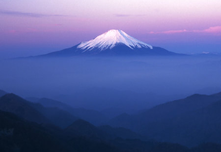 fuji at dawn  - fuji, dawn