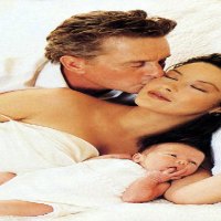 MICHAEL DOUGLAS & CATHRINE ZETA-JONES AND BABY