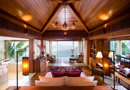 Beautiful Bedroom - nice, ocean, beautiful, bedroom, house