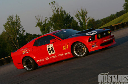 Kenny Brown Mustang - ford, red, racing, 05