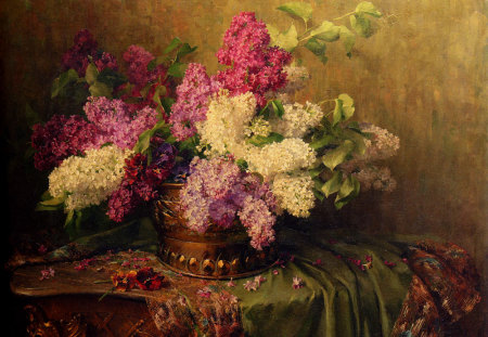 Lovely Lilacs - lilacs, lovely, stilllife, beautiful