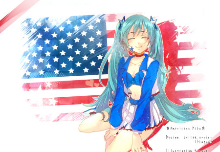 i love miku - stars, long hair, aqua hair, unite estates, drees