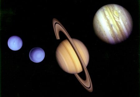 VOYAGER TOUR MONTAGE - saturn, space, jupiter, planets, nightsky