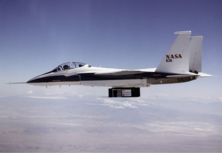 THE NASA F-15B - plane, aircraft, nasa, jet, flight, technology