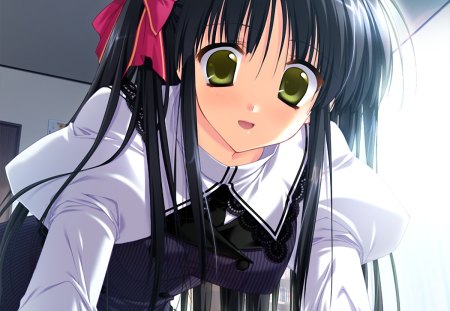 Hello? - cg, game, anime, sweeet, cute