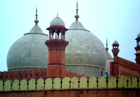 Baadshahi mosque,Lahore,Pakistan - pakistan, baadshahi mosque, lahore, architecture, religious