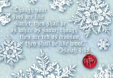 Snowflake Scripture - jesus, winter, blue, snow, god, white, snowflake, bible, scripture