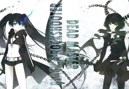 Black Rock Shooter - dead master, mato kuroi, yomi takanashi, black rock shooter