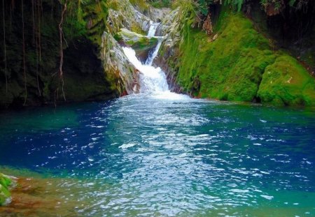 Waterfall - beautiful, waterfall, nature, other