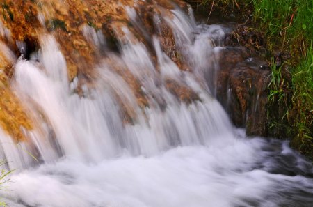 WATERFALL - watercourse, water, nature, waterfall